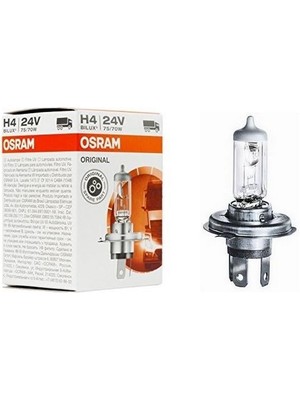 Osram 24V H4 Ampul 75/70W 43T