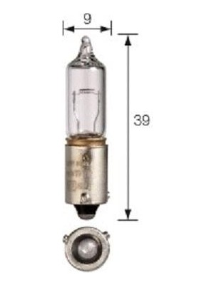 OSRAM 12V H21 AMPUL 21W (YAKIN TIRNAK) (BAY9s)