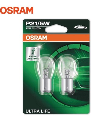 OSRAM 12V 1016 AMPUL 21/5W ULTRA LIFE BAY15d (2 ADET)