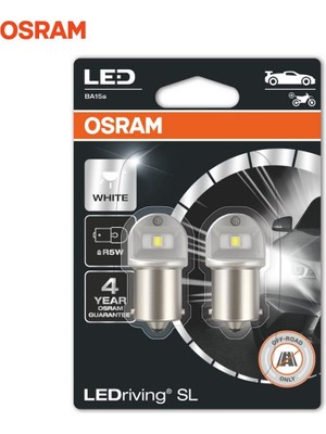 Osram 12V 67 Ampul LED R10W 1.2W 6000K BA15S (2 Ad)