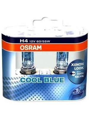 Osram 12V H4 Ampul 60/55W Cool Blue 4000K (2 Ad)