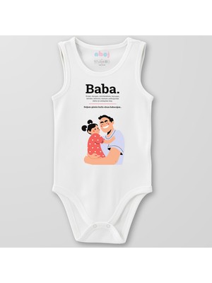 Ahoj  Organik Pamuk Baba Iyi Anlaşılan Kişi Bebek Body Çıtçıtlı Zıbın Badi Kolsuz