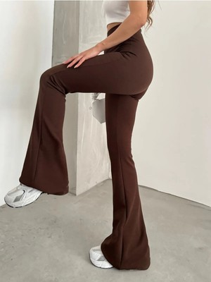 Ispanyolpaça Pantolon Rahat Şık Modern Kombinikolay