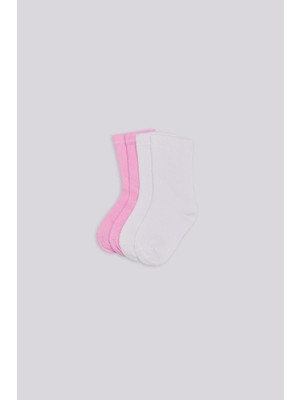 GB Baby Bg Store Kız Bebek Renkli Çorap %70 Viskoz %28 Polyester %2 Elastan Desenli Rahat Kullanım
