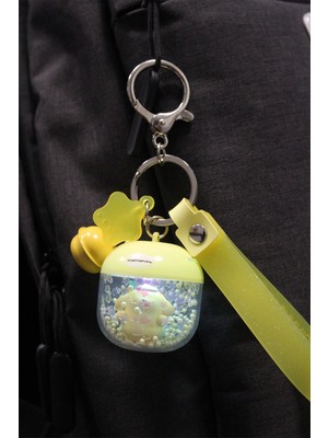 Sanrio Lisanslı Pompompurin Çiçek Perisi LED Işıklı Anahtarlık