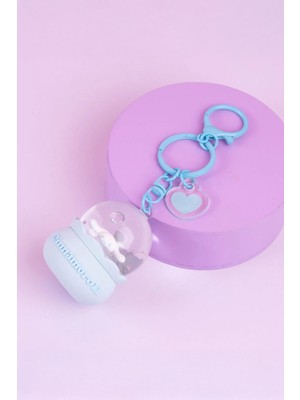 Sanrio Lisanslı Cinnamoroll Kristal Top Sıvı Anahtarlık