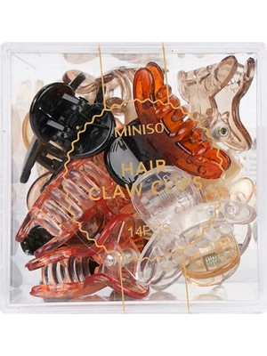 Kutulu Mini Kıskaç 14'lü Toka Seti