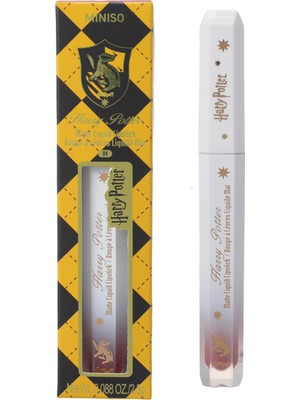 Miniso Harry Potter Lisanslı Hufflepuff  Likit Mat Ruj (04)