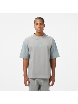 Unıted4 Örme Comfort Erkek Gri T-Shirt