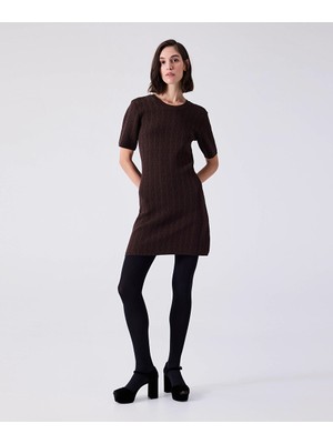 Jakarlı Mini Elbise MW6240002003965