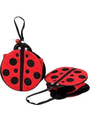 Keçe Çanta Uğur Böcekli Kırmızı P10