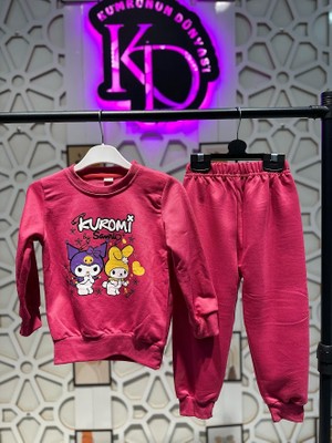Kuromi Baskılı Mevsimlik Kız Çocuk Alt Üst Takım