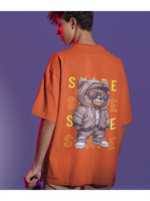 Terzili Giyin Cool Bear Baskılı Oversize Erkek Tişört – Hava Alabilen  Pamuk