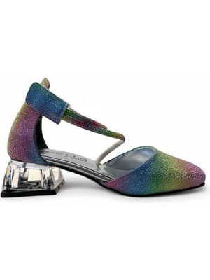 546 Kız Çocuk Topuklu Abiye Ayakkabı