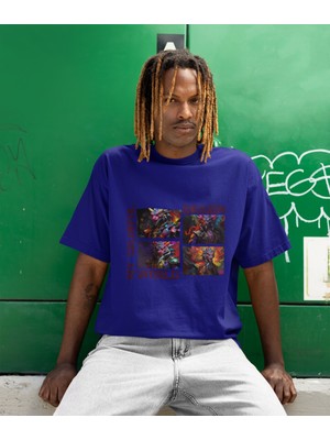 Terzili Giyin Colorful Dragon World – Baskılı Erkek Tişört