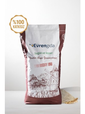 Evren Gıda Doğal Tam Buğday Unu 20 kg