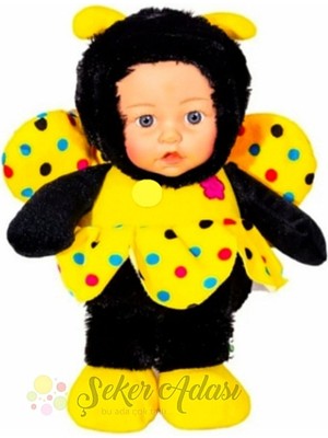Sevimli Kanatlı Peluş Arı Maya Kelebek Peluş Bebek 40 cm Uyku ve Oyun Arkadaşı Hediye Oyuncak