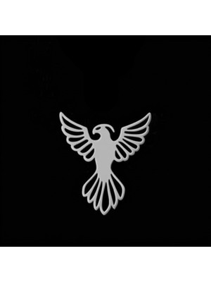 TabiTela 925 Ayar gümüş kolye şahin   SM1945