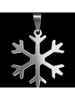 TabiTela 925 Ayar gümüş kolye kar tanesi   SM1858