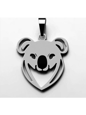 TabiTela 925 Ayar gümüş kolye koala   SM2213
