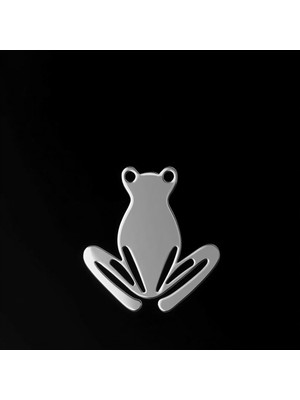 TabiTela 925 Ayar gümüş kolye kurbağa   SM2168