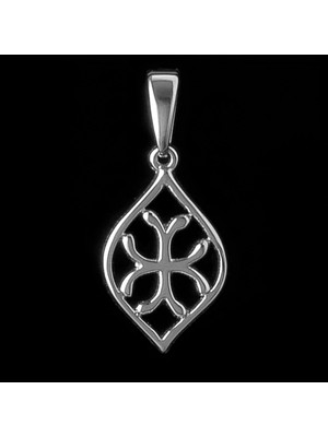 TabiTela 925 Ayar gümüş kolye kar tanesi   SM1452