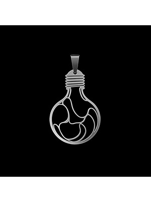 TabiTela 925 Ayar gümüş kolye ampul   SM1631