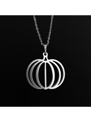 TabiTela 925 Ayar gümüş kolye bal kabağı   SM2417