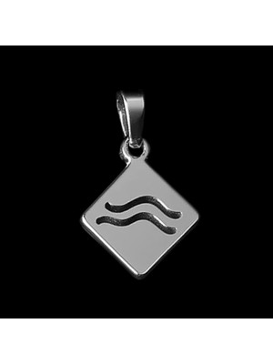 TabiTela 925 Ayar gümüş kolye Kova Burcu   SM1376