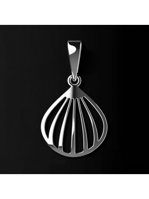 TabiTela 925 Ayar gümüş kolye deniz kabuğu   SM1839