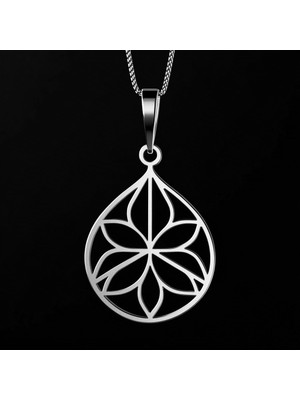 TabiTela 925 Ayar gümüş kolye Mandela   SM1813