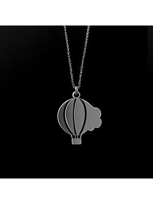 TabiTela 925 Ayar gümüş kolye sıcak hava balonu   SM1519