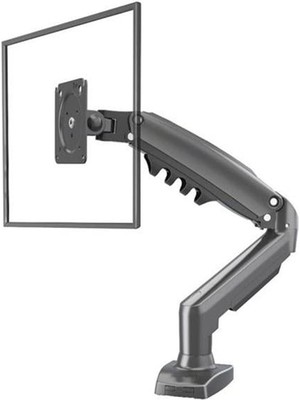 Belirtilmemiş Vontech F80  MNT01 17-30 Amortisörlü Stand Tek Kol Lcd-Led Monitör Tutucu Stand Askı Aparatı