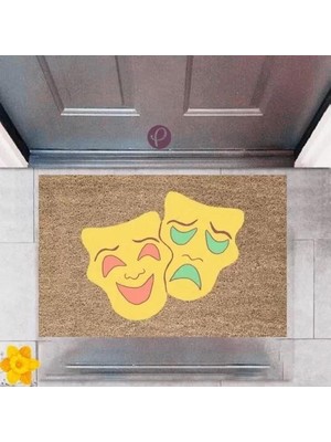 Kapı Önü Paspası Dekoratif Dijital Baskı Tiyatro P-2389