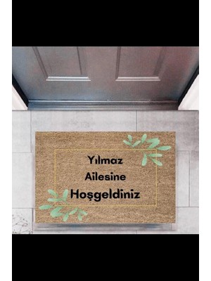 Kapı Önü Paspası Dekoratif Dijital Baskı Kişiye Özel P-2316