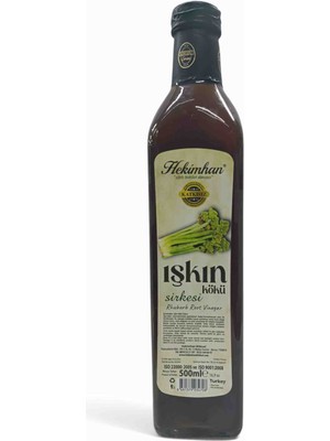 Hekimhan Işgın Kökü Sirkesi 500 ml - Katkısız Doğal Fermente Sirke