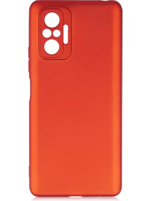 Vardar Aksesuar Xiaomi Redmi Note 10 Pro Kılıf Premier Silikon Kapak-Kırmızı