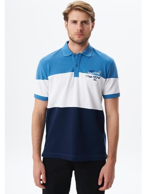 Ar-ma Erkek Polo Yaka Tişört Yazi Baskili Regular Fit Çift Toplama Penye Pike Y29374355302
