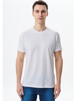Ar-ma Erkek Bisiklet Yaka Tişört Baskisiz Basic Regular Fit Full Süprem Y29344453002