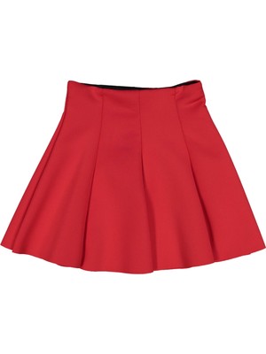 Düz Renkli  Dalgıç Kumaş Etek