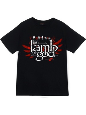 stonedfame Lamb Of God Baskılı T-Shirt