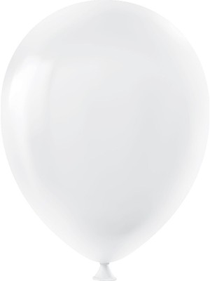 Beyaz Pastel Balon 12'' ( 100 Adet )