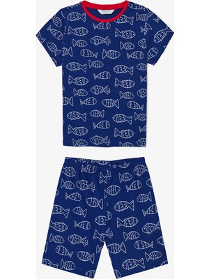 Penti Erkek Çocuk Fish Pamuklu Pijama Takımı