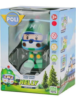 Polı MRT-688 Sesli ve Işıklı Robocar Poli Büyük Transforming Robot Helly -Necotoys