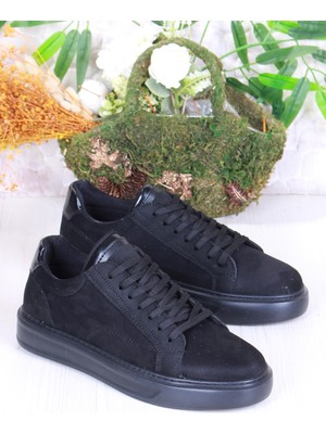 Fort 32539 Cnt Süet Suni Deri Kalın Taban Erkek Ayakkabı