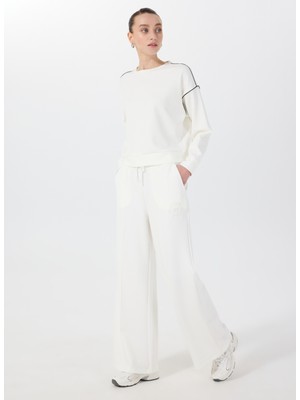 Beyaz Kadın Eşofman Altı M5SL-EA1656