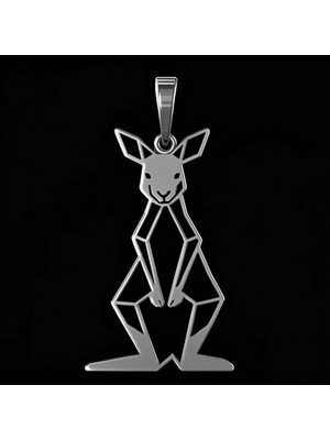 TabiTela 925 Ayar gümüş kolye kanguru   SM2203