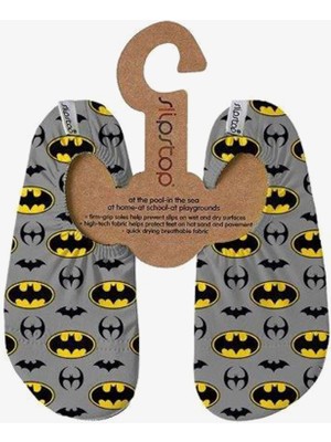 Slipstop Batman Batwing Erkek Kaydırmaz Deniz Ayakkabısı Gri Renk Nefes Alabilen Materyal ile