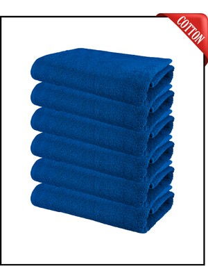 6 Adet Büyük Boy Pamuklu 50 x 90 cm , Fitness Havlusu , Spor Havlusu , Kuaför Havlusu