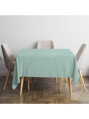 140 x 140 cm  Poti Kare Masa Örtüsü, Pamuklu Masa Örtüsü, Piknik Örtüsü, Lux Tasarım Örtü